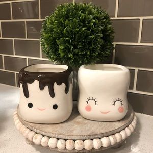 Ceramic Marshmallow Mugs